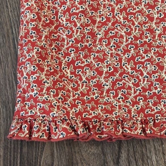 Liz Claiborne Liberty Floral Sleeveless Autumnal Midi Dress - Picture 4 of 12